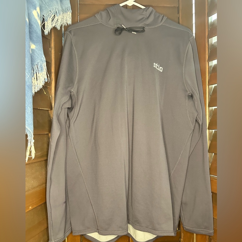 Stio Charcoal Gray Hoodie